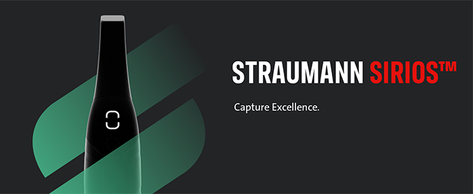 Straumann SIRIOS اسکنر داخل دهانی بی‌سیم و سبک از گروه Straumann است با طراحی ارگونومیک شبیه قلم، سرعت اسکن بالا و یکپارچگی کامل با اکوسیستم دیجیتال اشترومن